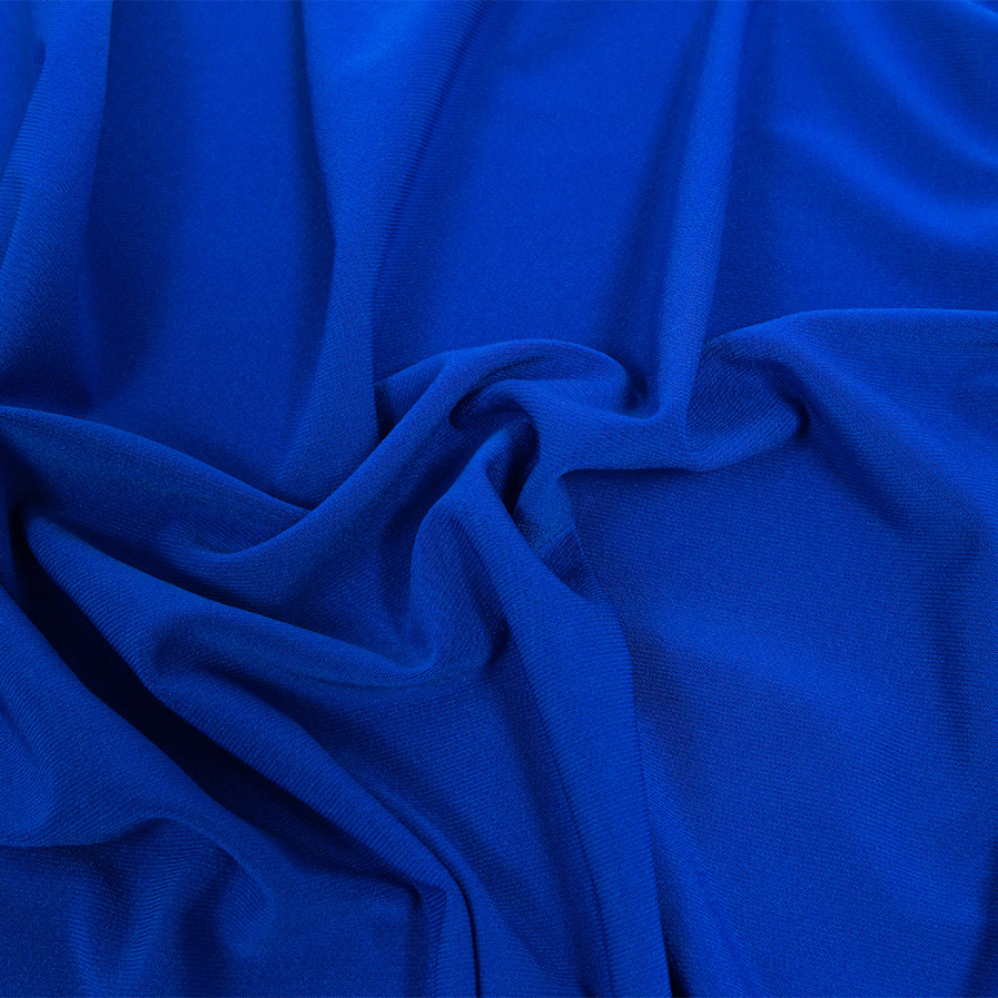 Ralph Lauren Regatta Blue Stretch Matte Jersey | Mood Fabrics