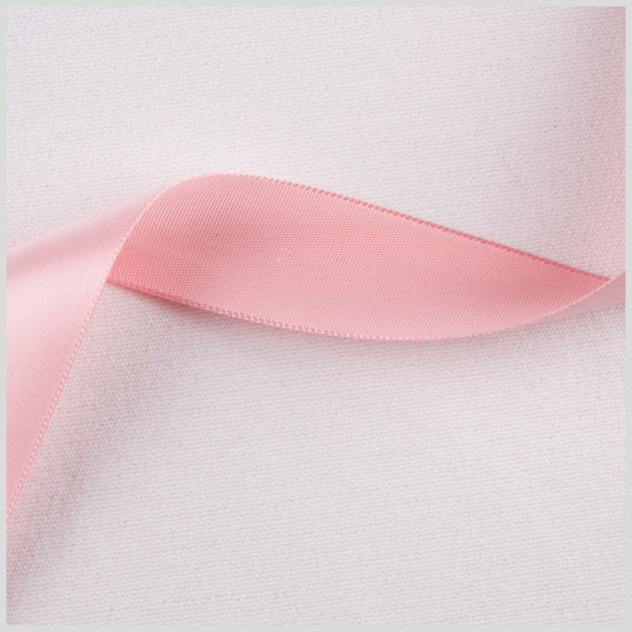 7/8 Pink Single Face Satin Ribbon | Mood Fabrics