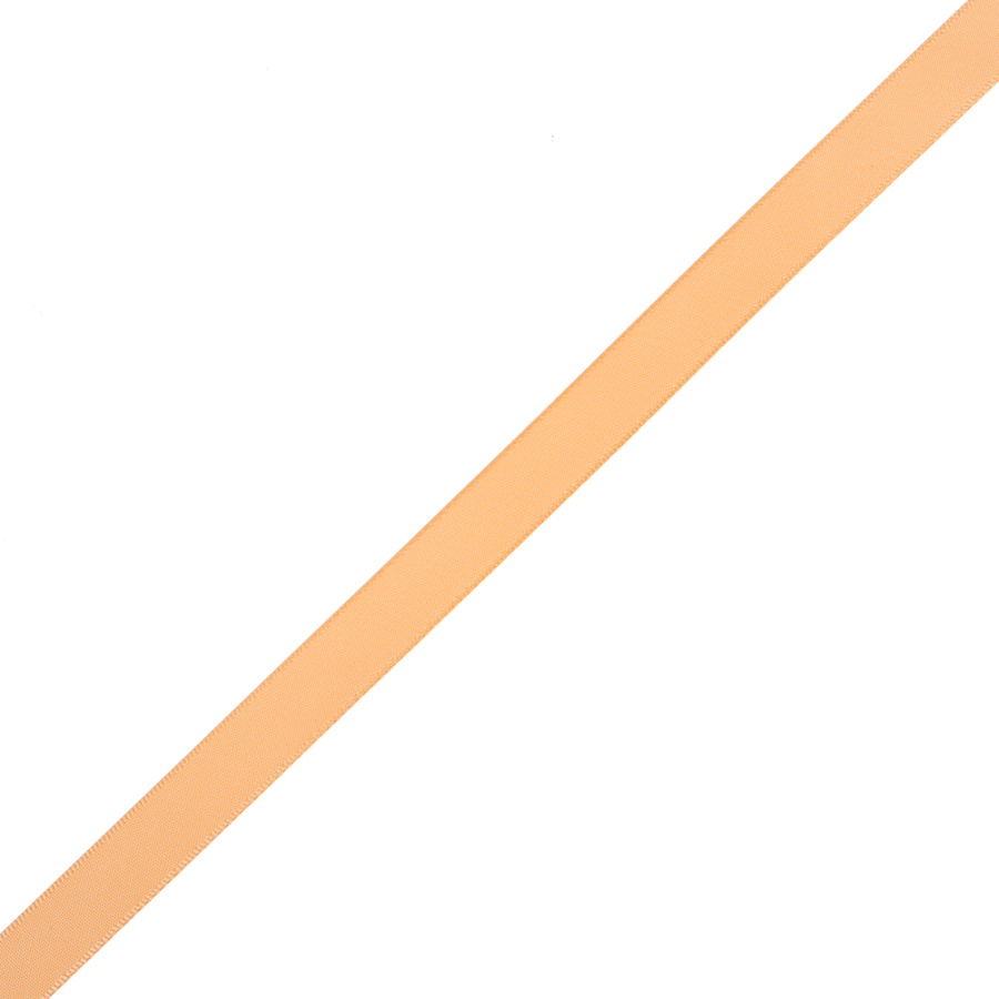 1/2 Tangerine Single Face Satin Ribbon | Mood Fabrics