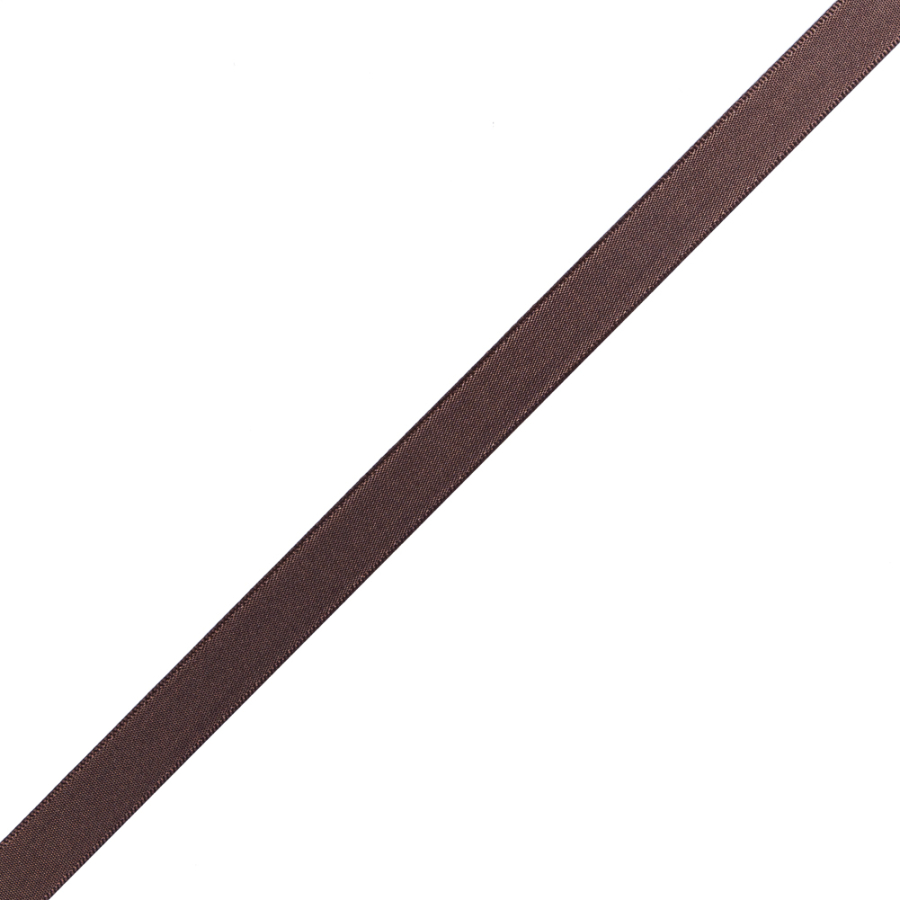 1/2 Brown Single Face Satin Ribbon | Mood Fabrics