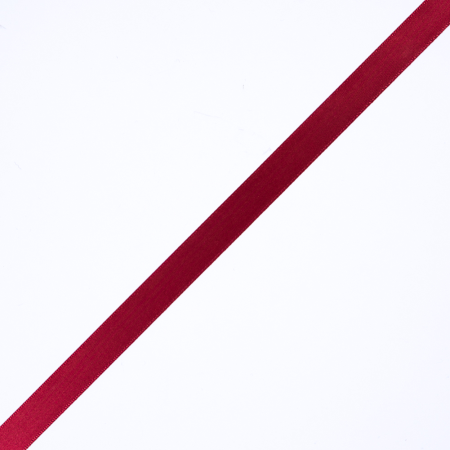 1/2 Scarlet Single Face Satin Ribbon | Mood Fabrics