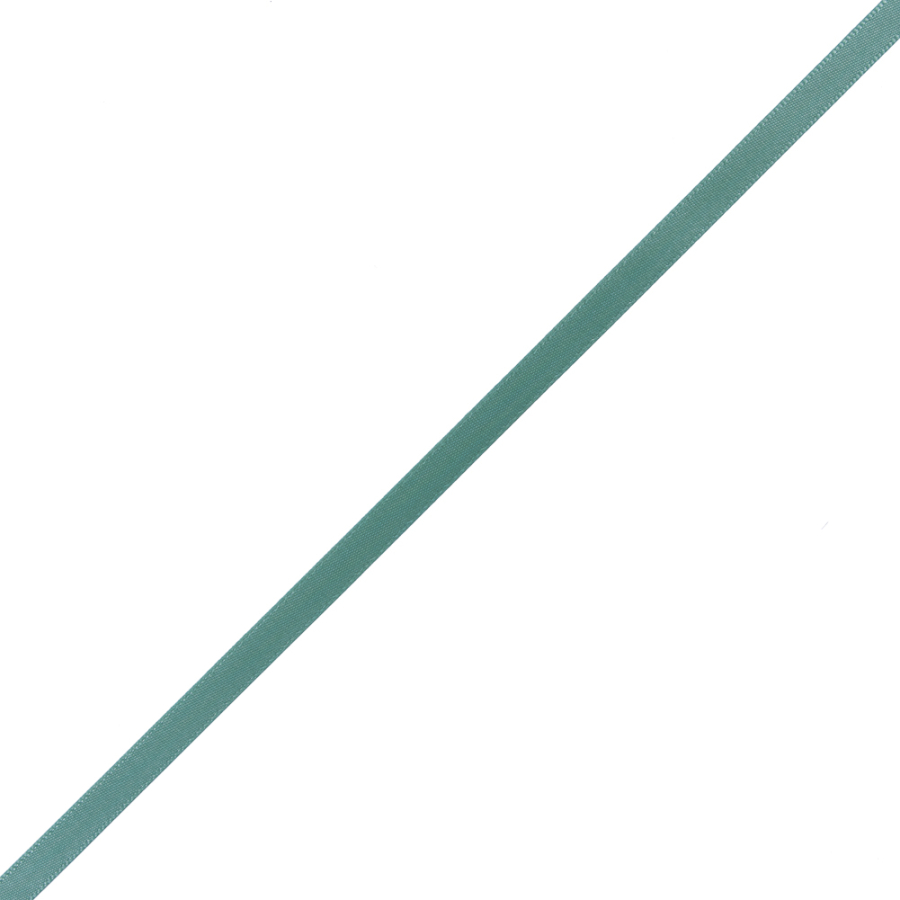 1/4 Sea Green Single Face Satin Ribbon | Mood Fabrics