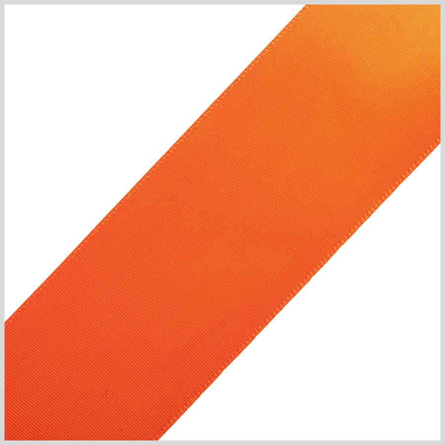 1.5 Orange Single Face Satin Ribbon | Mood Fabrics