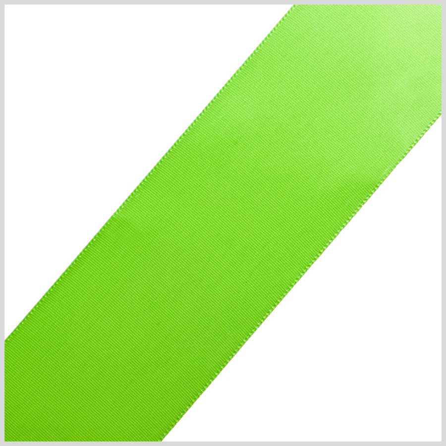 1.5 Apple Green Single Face Satin Ribbon | Mood Fabrics