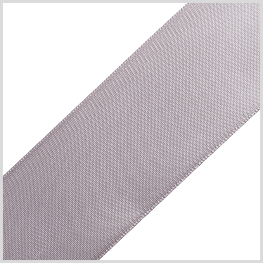 1.5 Light Gray Double Face Satin Ribbon | Mood Fabrics