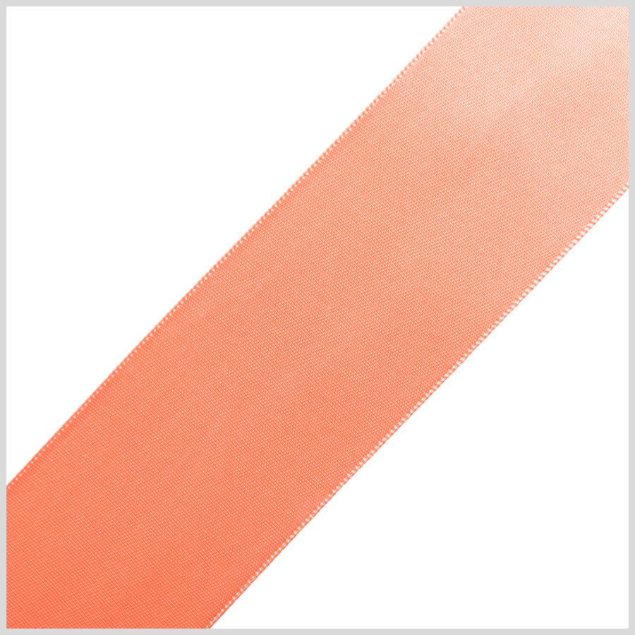 1.5 Peach Double Face Satin Ribbon | Mood Fabrics