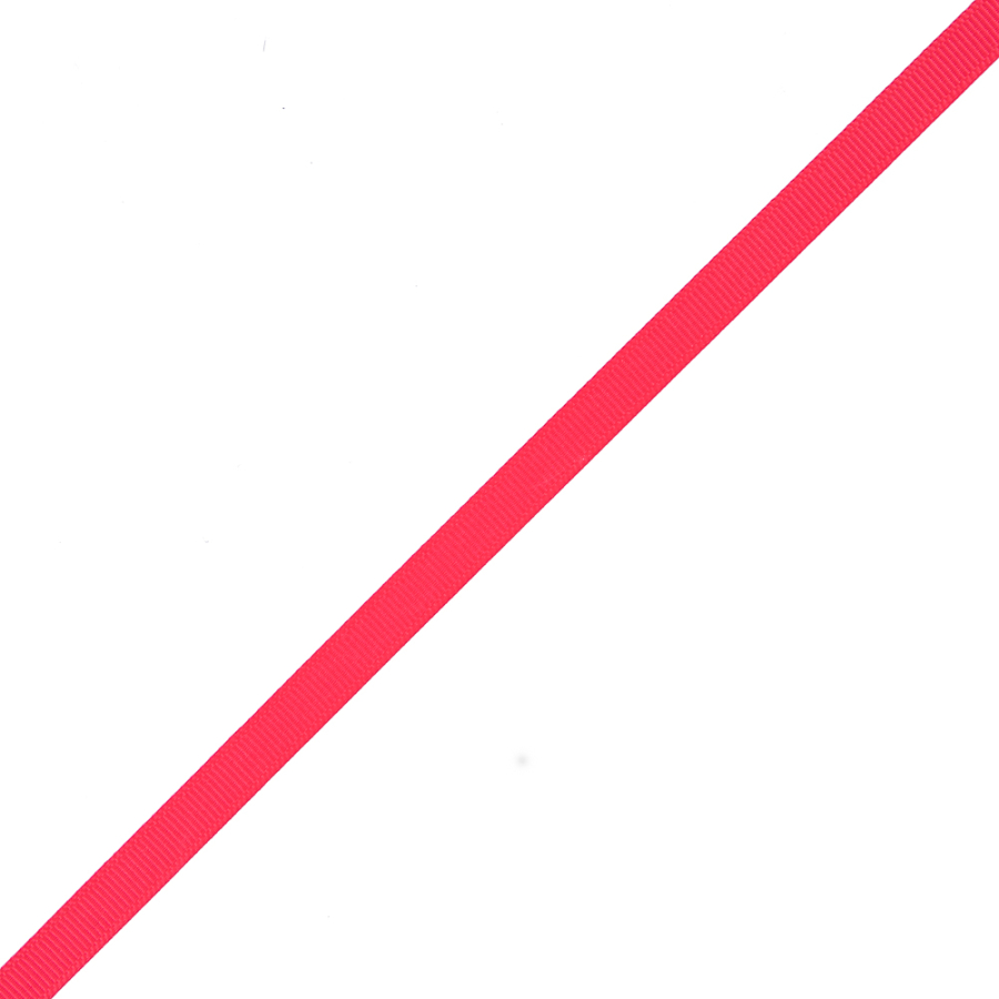 Dazzle Pink Grosgrain Ribbon | Mood Fabrics