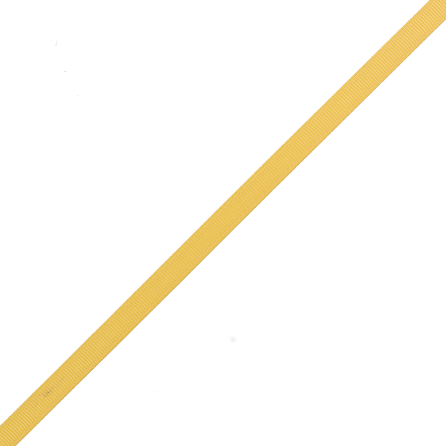 Yellow Grosgrain Ribbon - 0.375 | Mood Fabrics