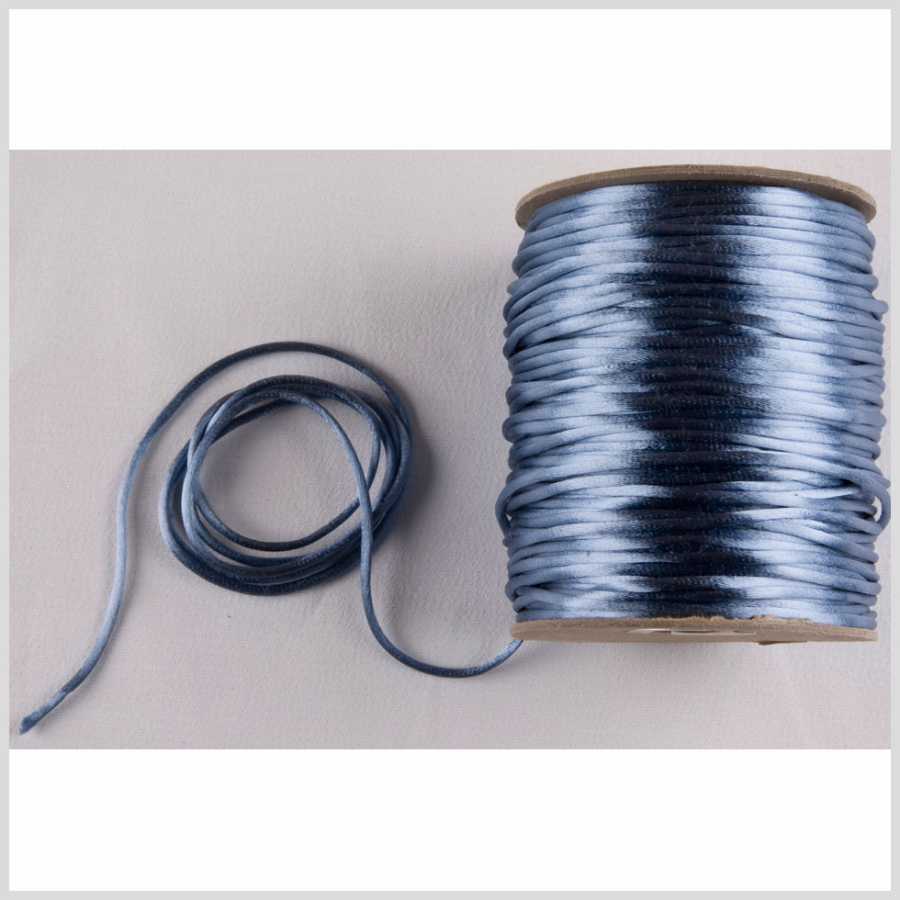2mm Blue Rattail Cord | Mood Fabrics