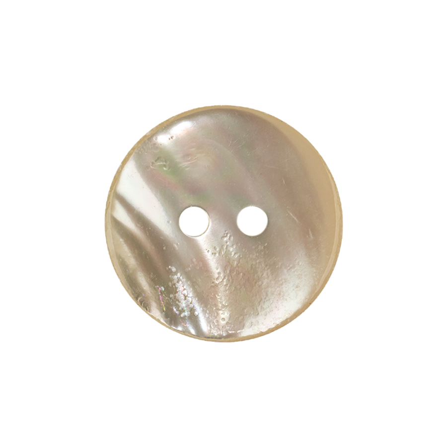 Imported Mother of Pearl 2-Hole Laser Cut Shell Button - 36L/23mm | Mood Fabrics