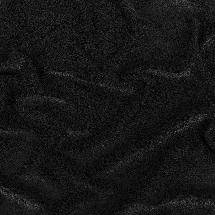 Black Radiant Rayon French Terry | Mood Fabrics