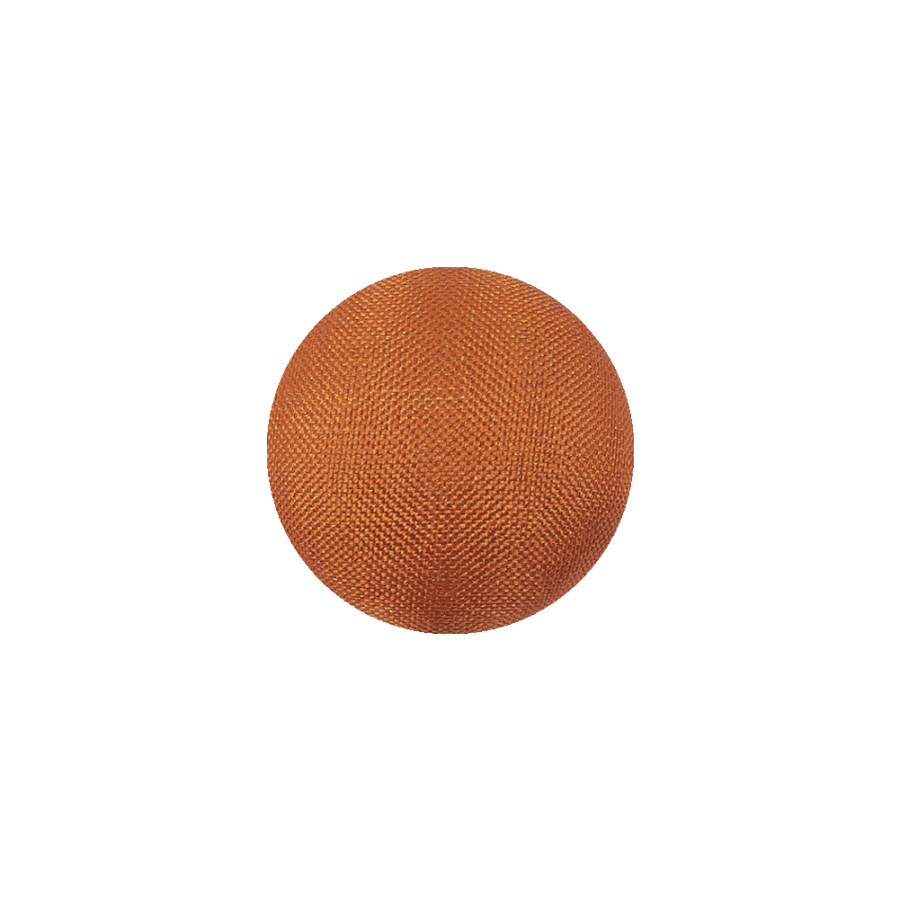 Sunburst Satin Covered Domed Silk and Metal Sew On Button - 25L/16mm | Mood Fabrics