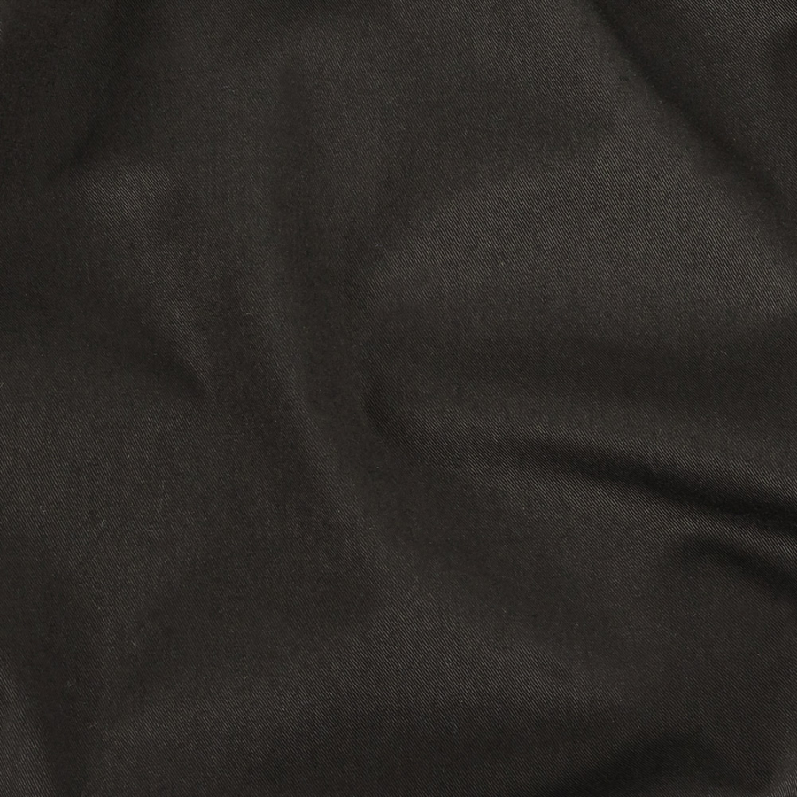 Theory Black Stretch Blended Cotton Chino | Mood Fabrics