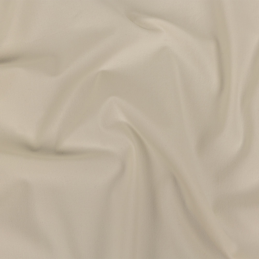 Theory Whisper White Stretch Blended Cotton Twill | Mood Fabrics
