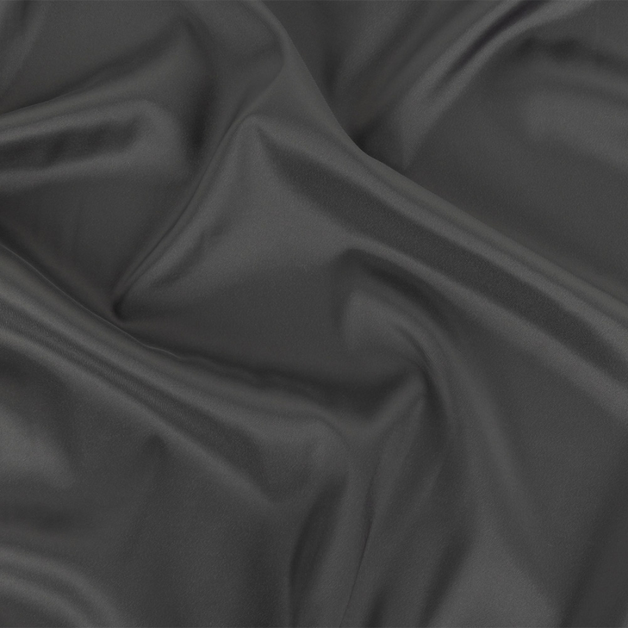 Theory Heather Gray Radiant Polyester Twill Lining | Mood Fabrics