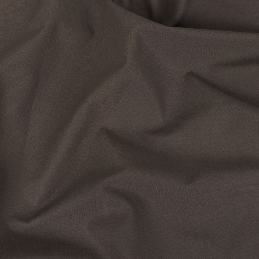Dark Gull Gray Cotton Herringbone Twill | Mood Fabrics