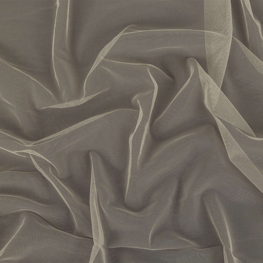 Summer Sand Polyester Stretch Mesh | Mood Fabrics