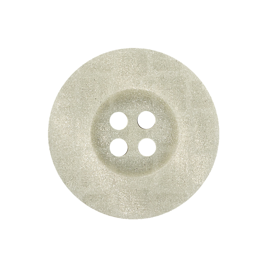 Pale Silver Shimmer 4-Hole Plastic Inkwell Button - 40L/25.5mm | Mood Fabrics
