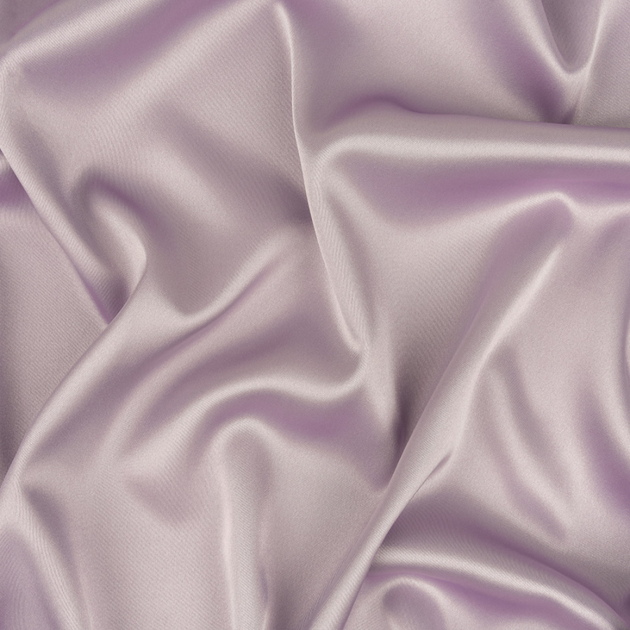 Lilac Stretch Polyester Satin Lining | Mood Fabrics