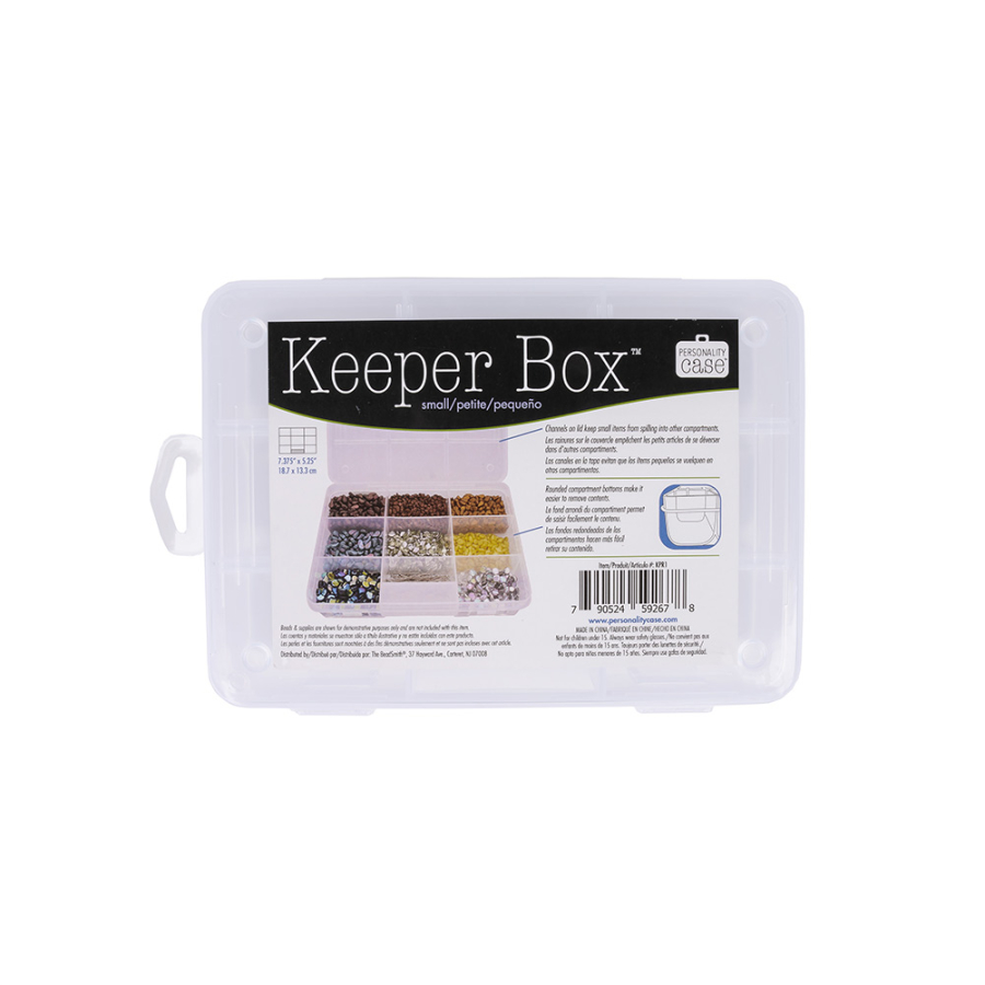 9 Compartment Small Keeper Box - 7.375 x 5.25 x 1.75 | Mood Fabrics