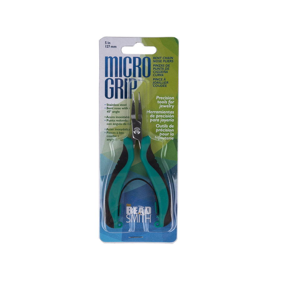 Micro Grip Ergonomic Bent Nose Pliers - 5 | Mood Fabrics