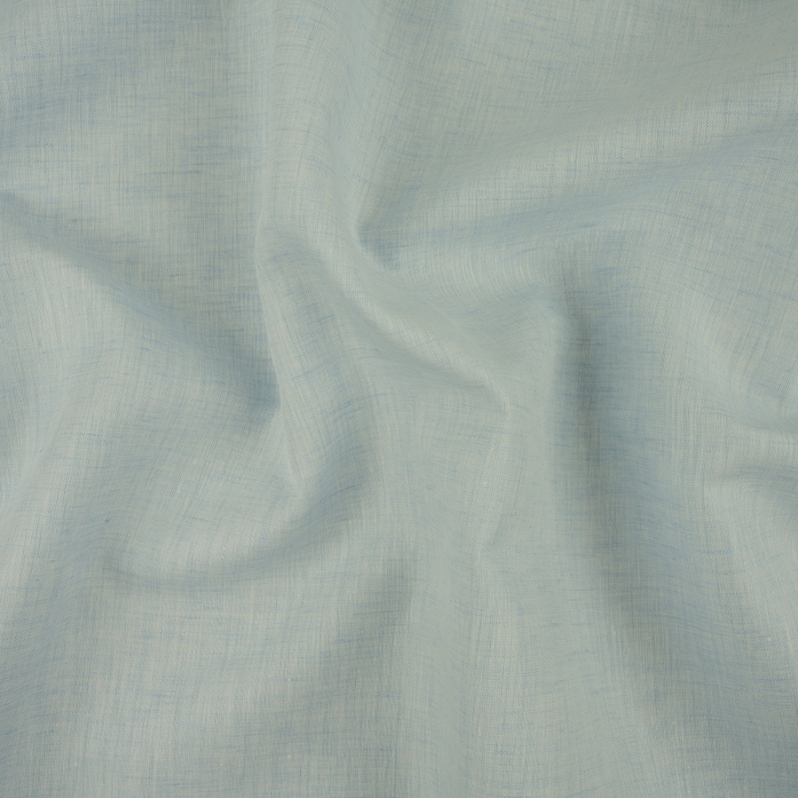 Baby Blue Linen Chambray | Mood Fabrics