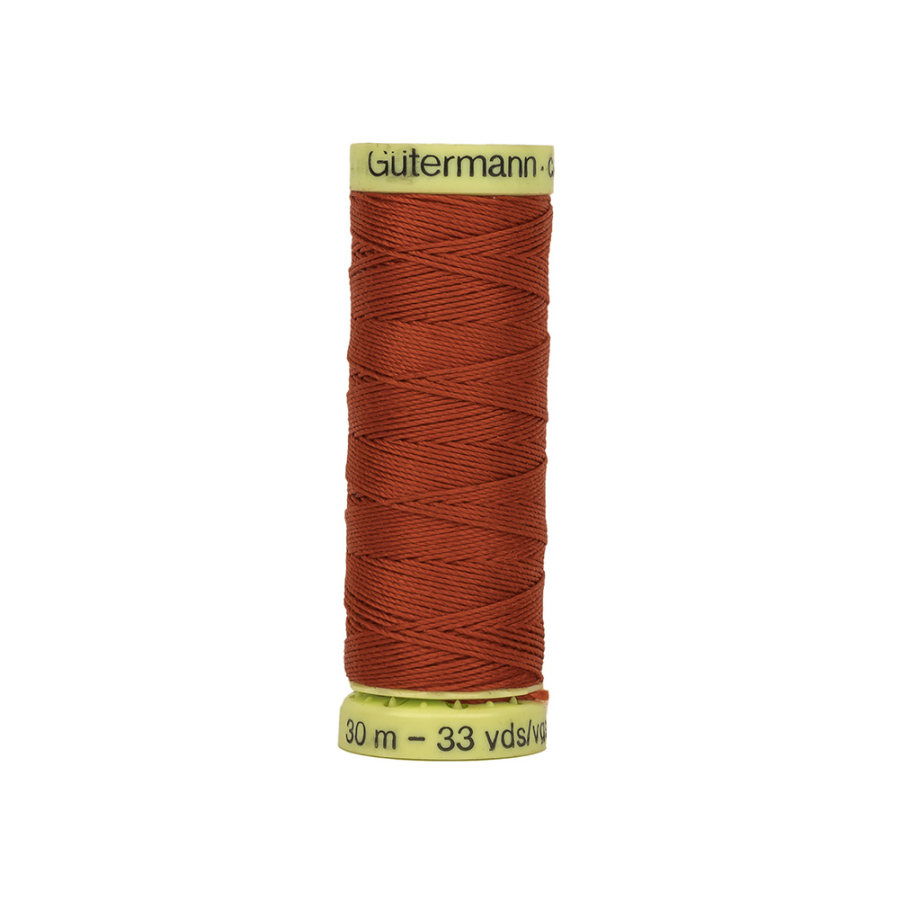 569 Henna 30m Gutermann Heavy Duty Top Stitch Thread | Mood Fabrics