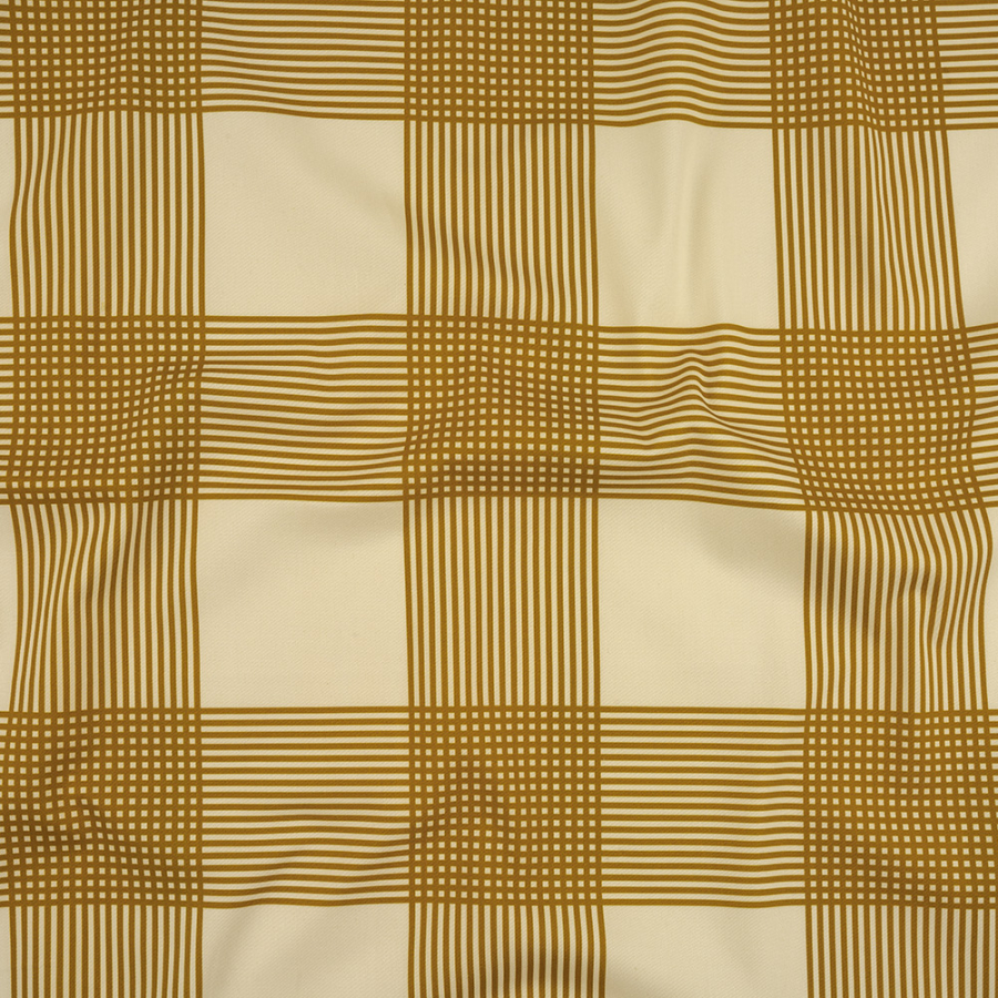Mood Exclusive Mustard Solve for X Stretch Cotton Twill | Mood Fabrics