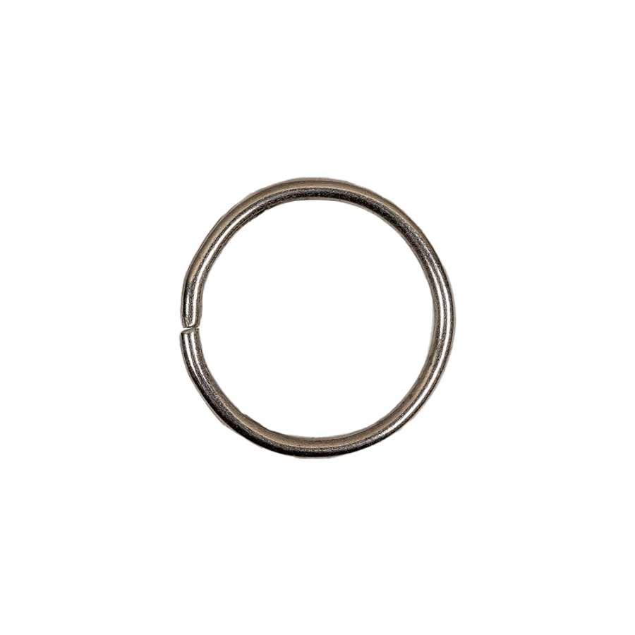 Nickel Split Metal O Ring - 0.75" | Mood Fabrics