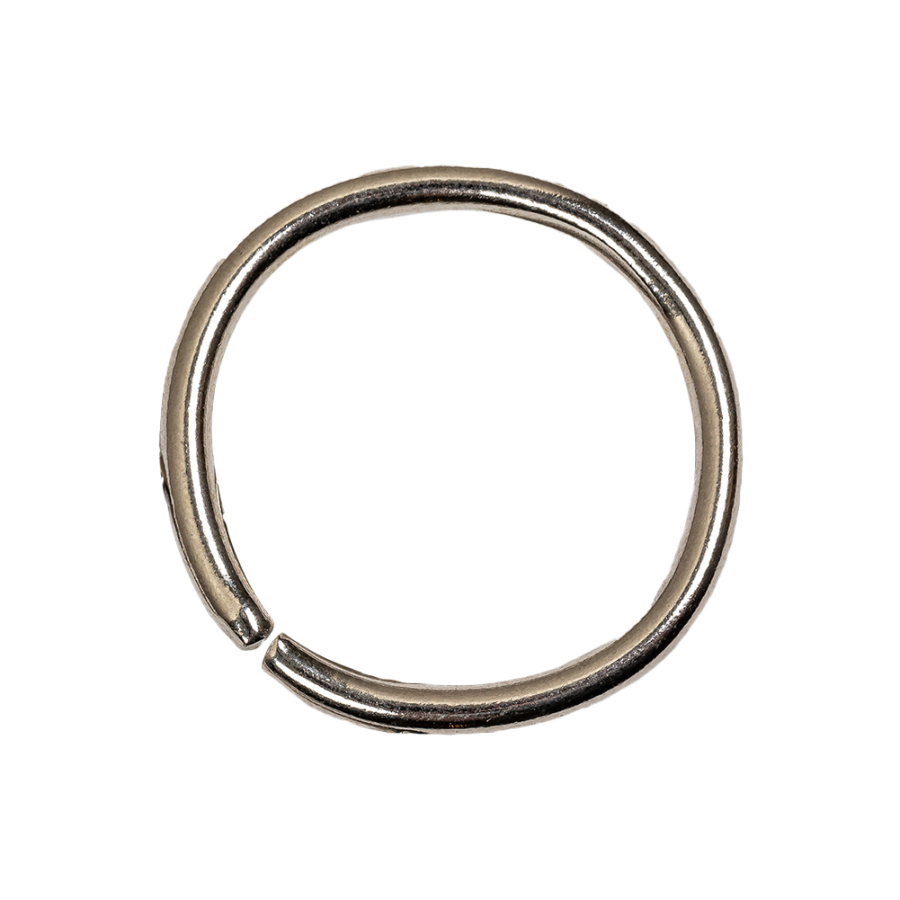 Nickel Split Metal O Ring - 1.25" | Mood Fabrics
