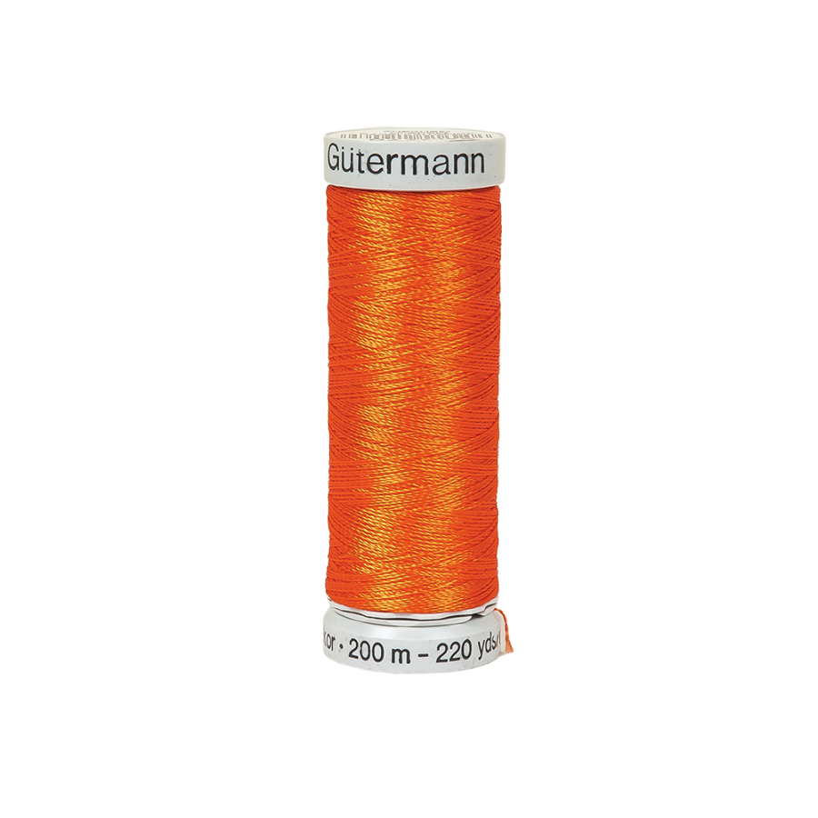 1770 Orange Crush 200m Gutermann Machine Embroidery Thread | Mood Fabrics
