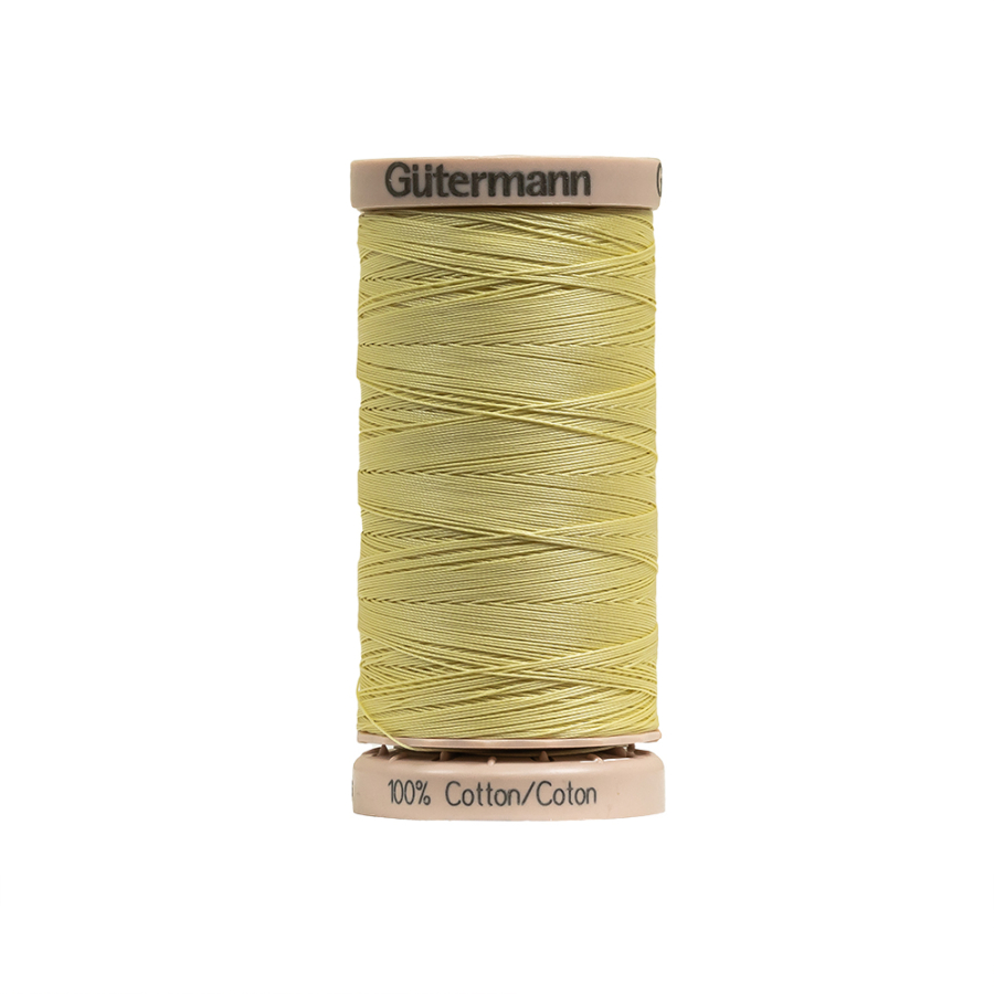 0349 Canary 200m Gutermann Hand Quilting Cotton Thread | Mood Fabrics