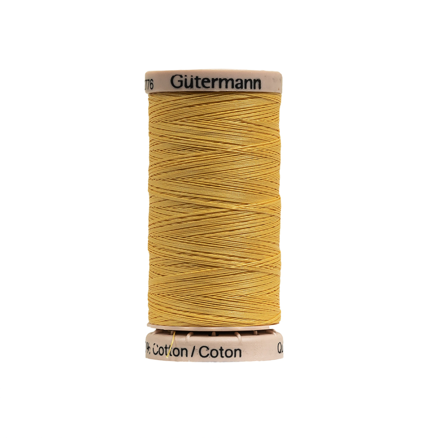 0758 Yellow 200m Gutermann Hand Quilting Cotton Thread | Mood Fabrics