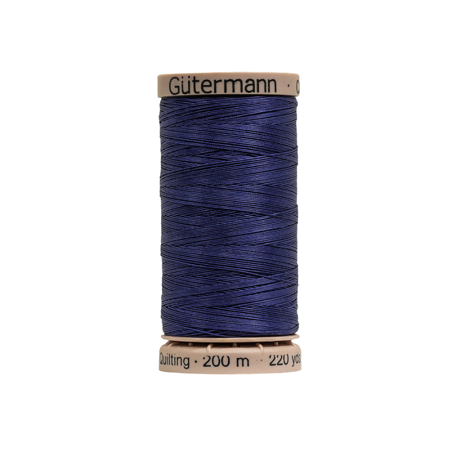 4932 Dark Navy 200m Gutermann Hand Quilting Cotton Thread | Mood Fabrics