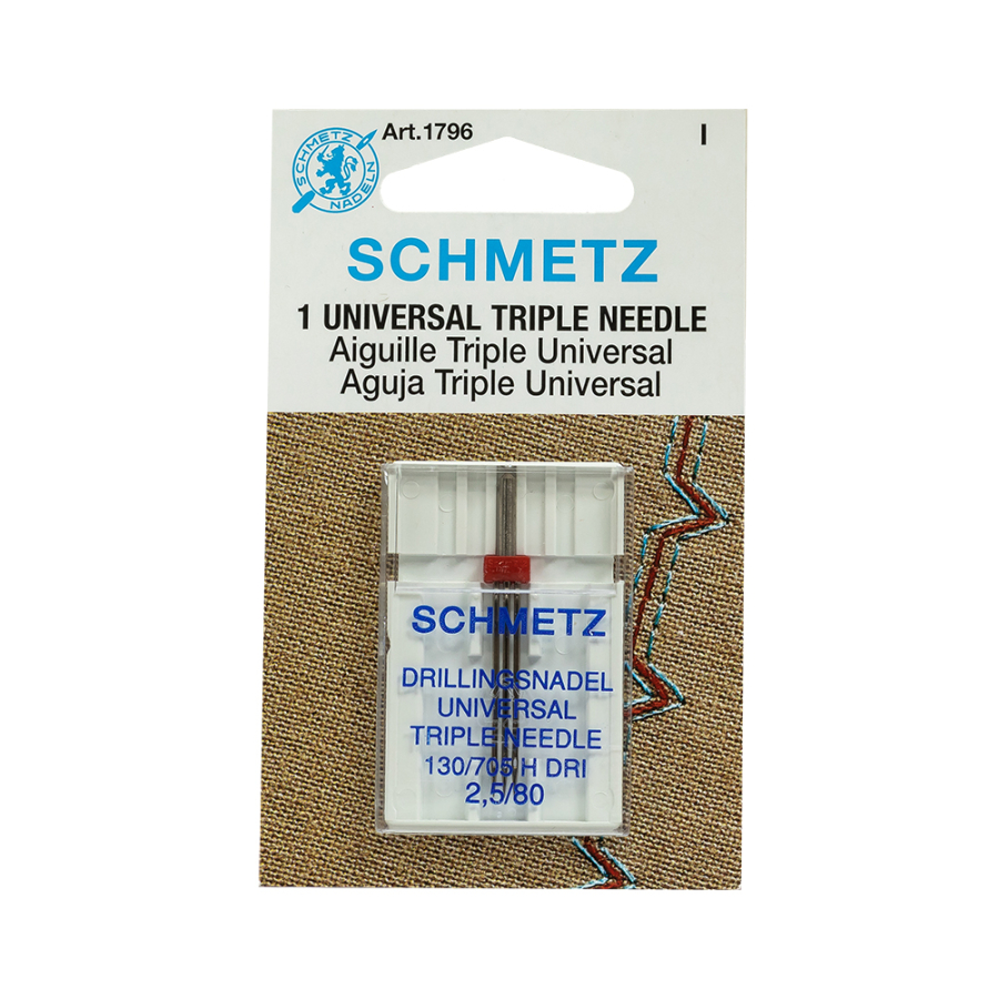 Schmetz Triple Machine Needle - 2.5 | Mood Fabrics