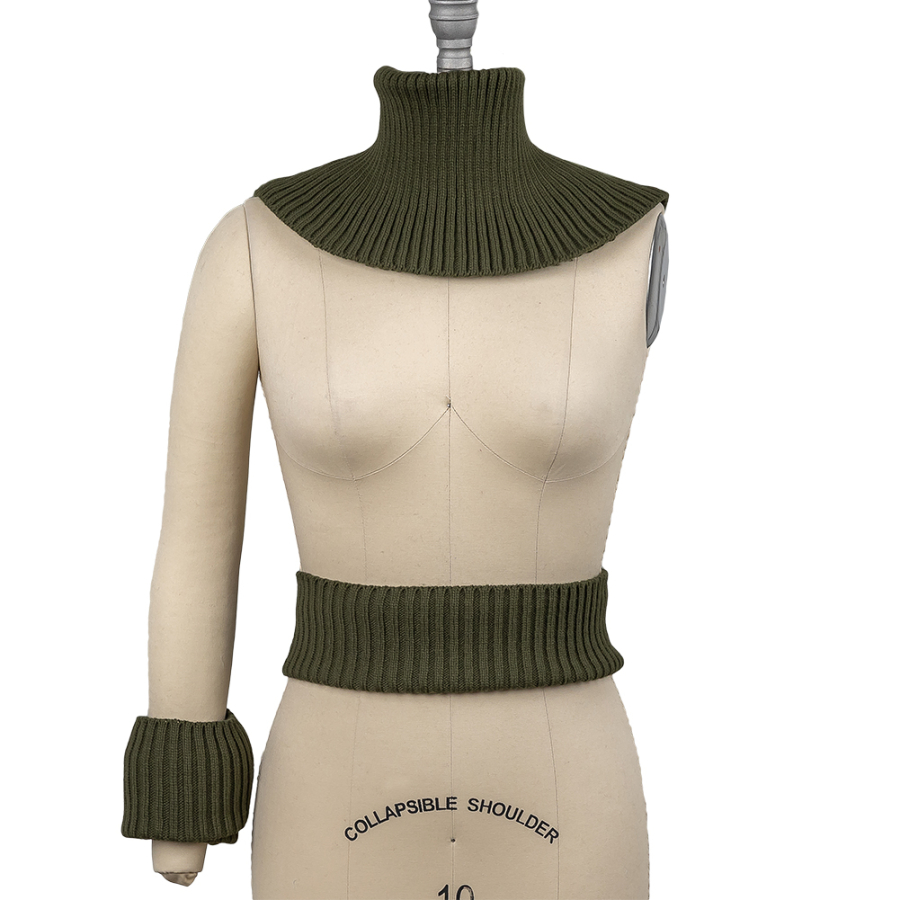 Alta Wren Chunky 2x2 Rib Knit Sweater Trim Bundle - 3pc | Mood Fabrics