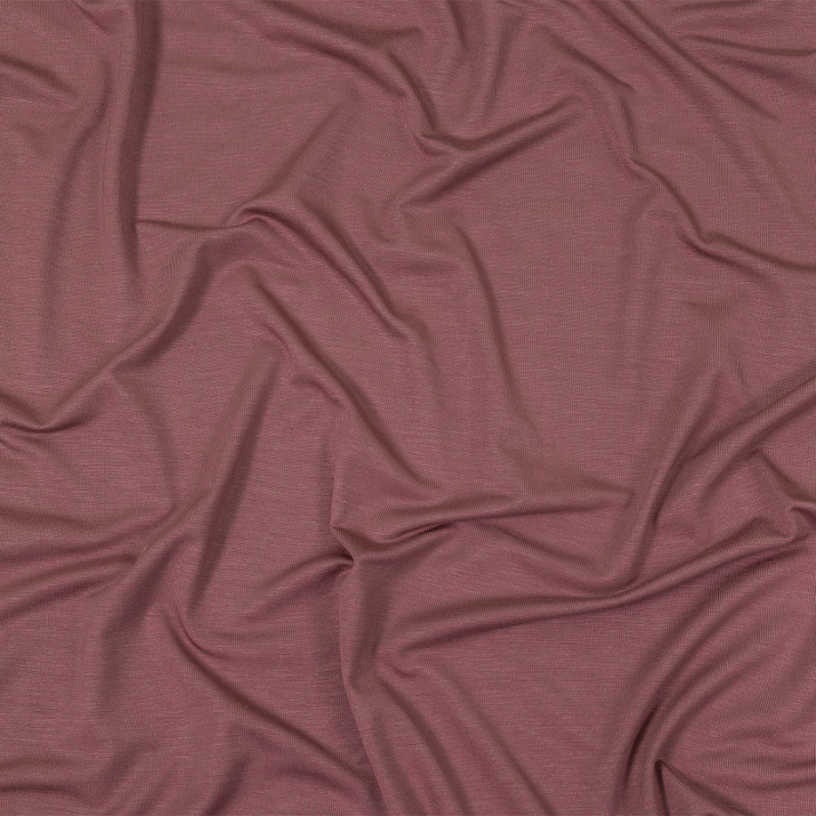 Cyrus Dark Mauve Premium Ultra-Soft Rayon Jersey | Mood Fabrics