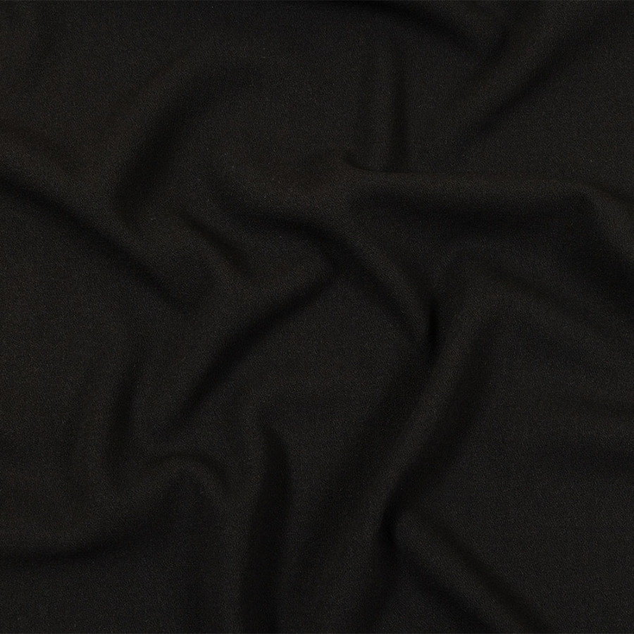 Black Polyester Crepe | Mood Fabrics
