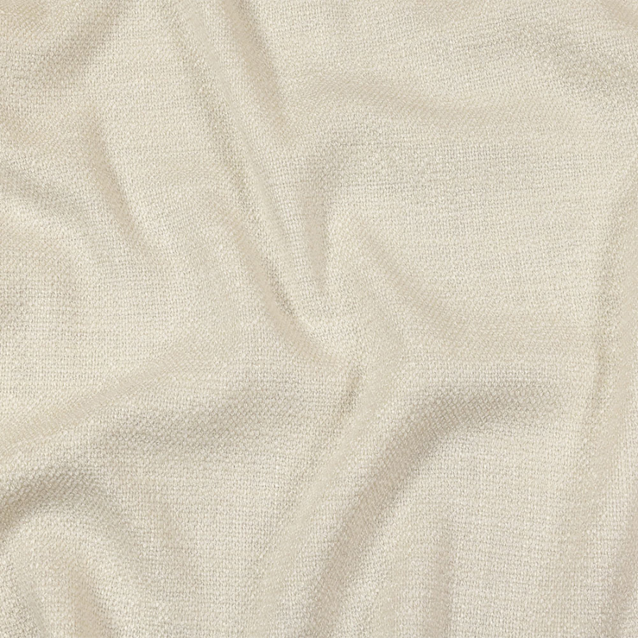 Cream Stretch Cotton Boucle | Mood Fabrics