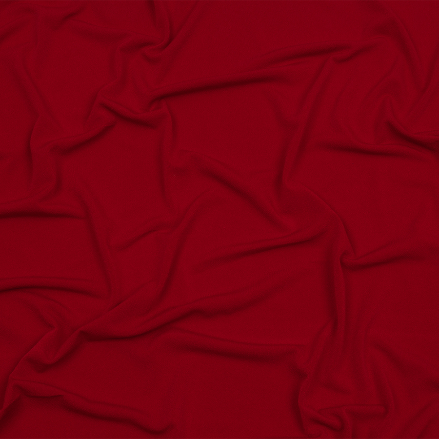 Arabesque Tango Red Stretch Polyester Crepe Knit | Mood Fabrics