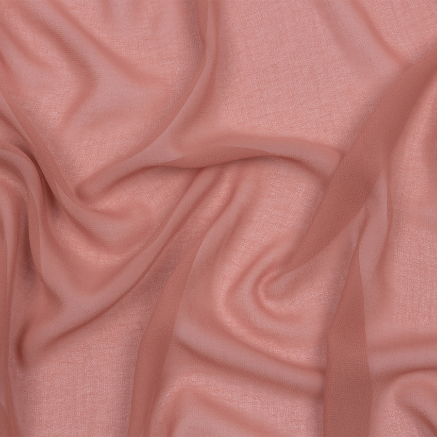 Famous Australian Designer Rose Polyester Georgette | Mood Fabrics