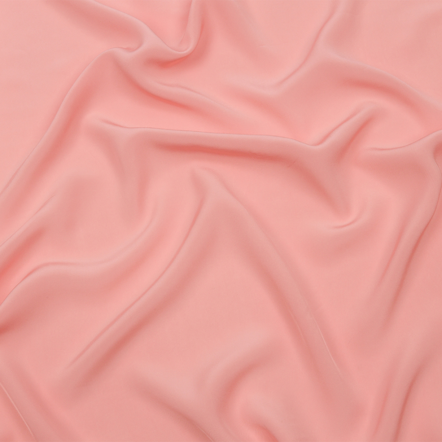 Famous Australian Designer Pink Viscose Crepe de Chine | Mood Fabrics