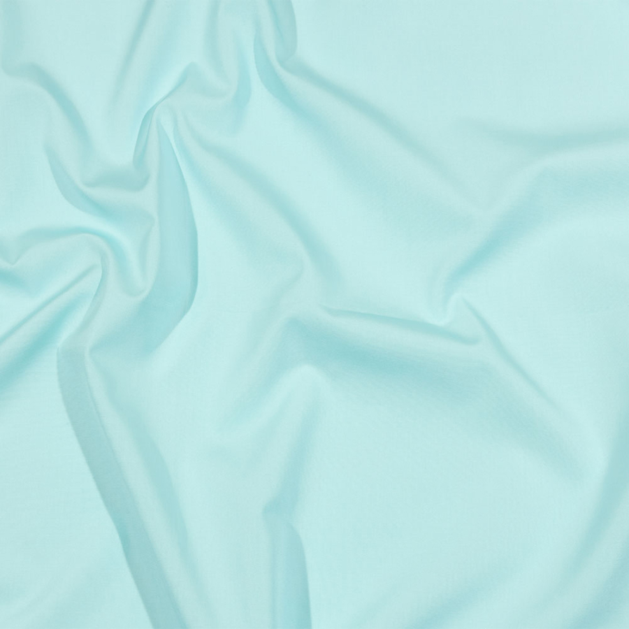 Balenciaga Italian Aqua Blue Crisp Cotton Poplin | Mood Fabrics