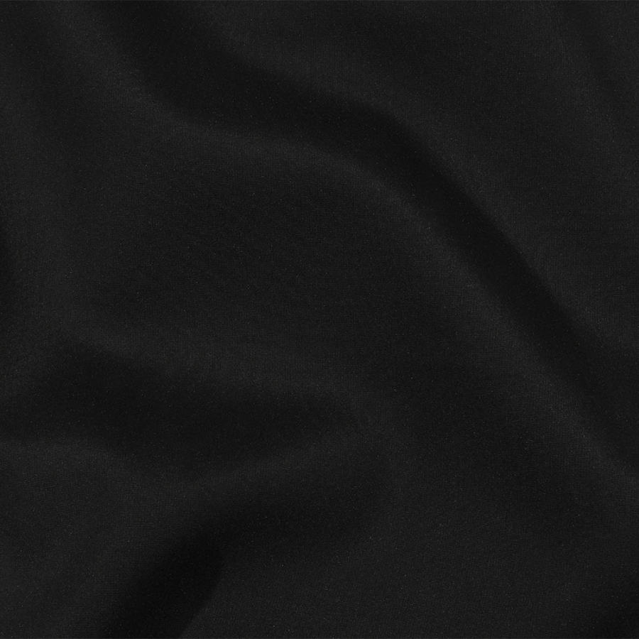 Balenciaga Italian Black Bonded Double Layer Stretch Viscose and Nylon Interlock Knit | Mood Fabrics