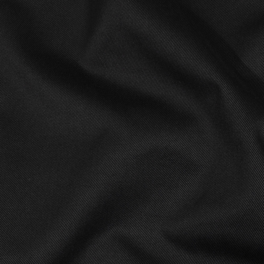 Balenciaga Italian Black Cotton Chino | Mood Fabrics