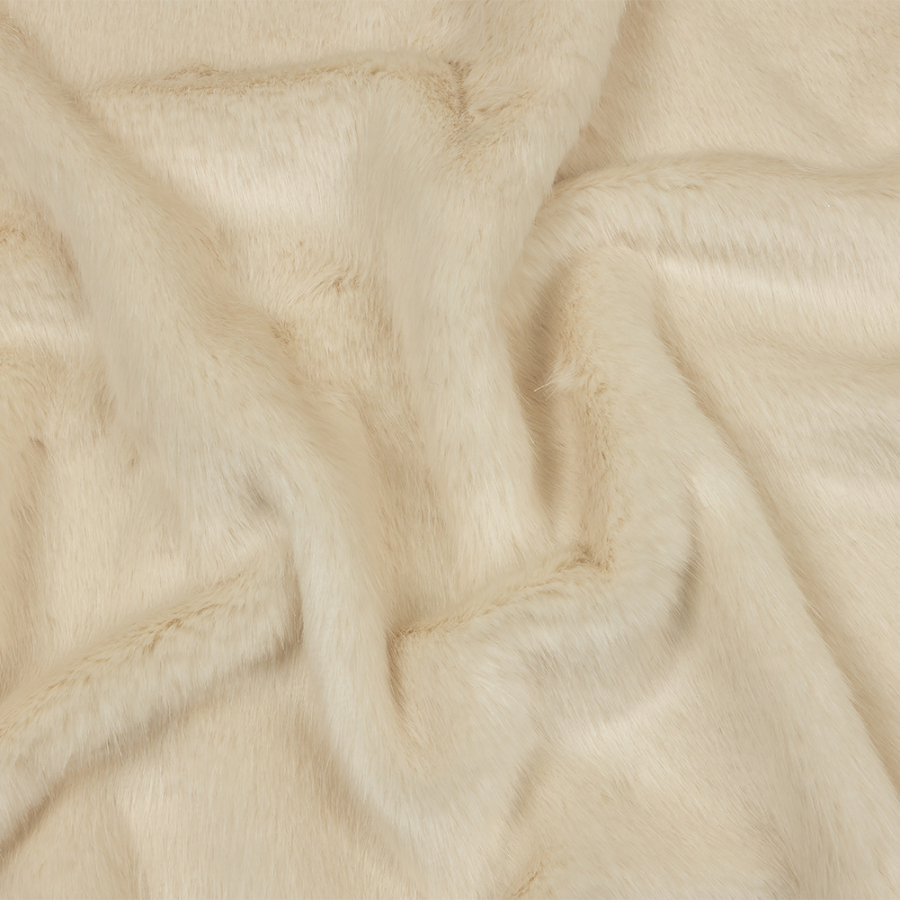 Eggnog Short Pile Luxury Faux Fur | Mood Fabrics