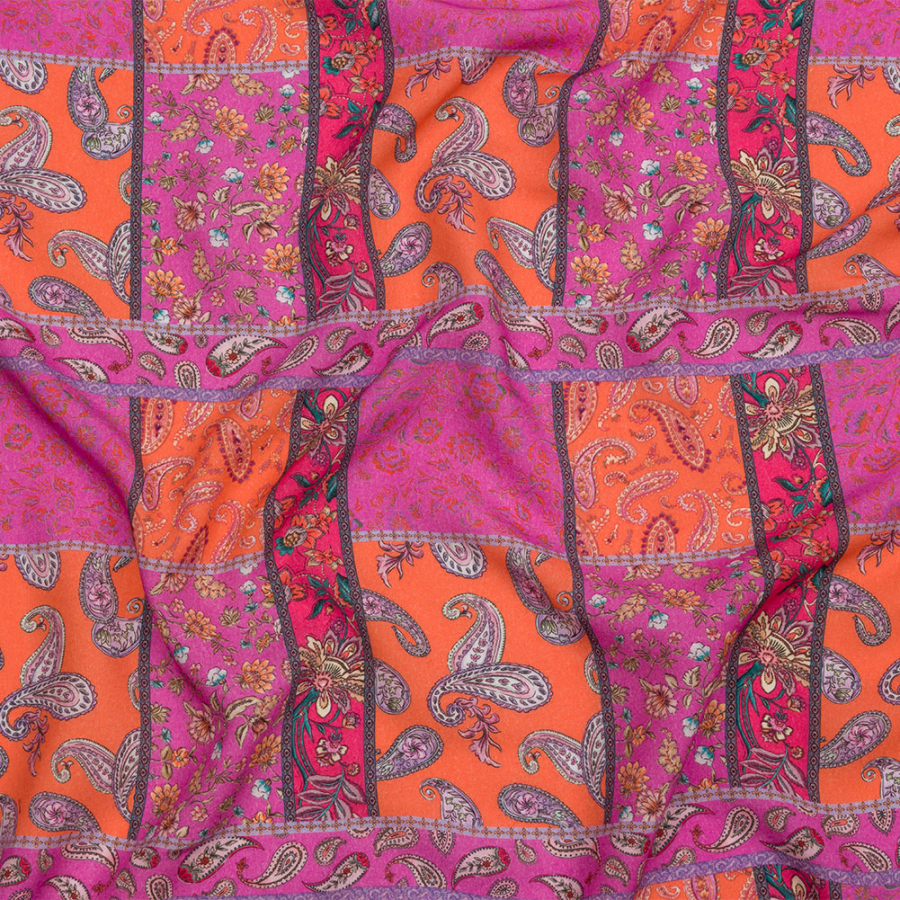 Mood Exclusive Paisley Maze Viscose Woven | Mood Fabrics