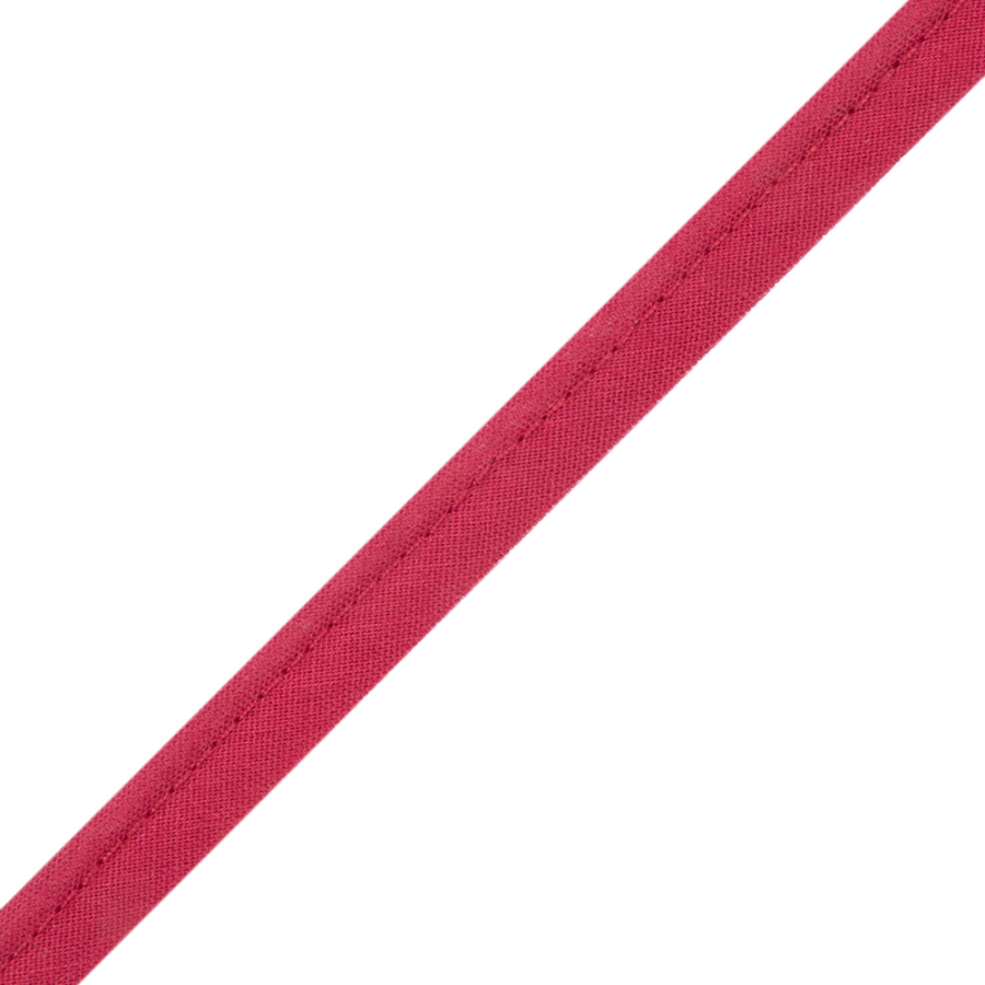 Pepper French Berry Red Cotton Blend Piping - 10mm | Mood Fabrics