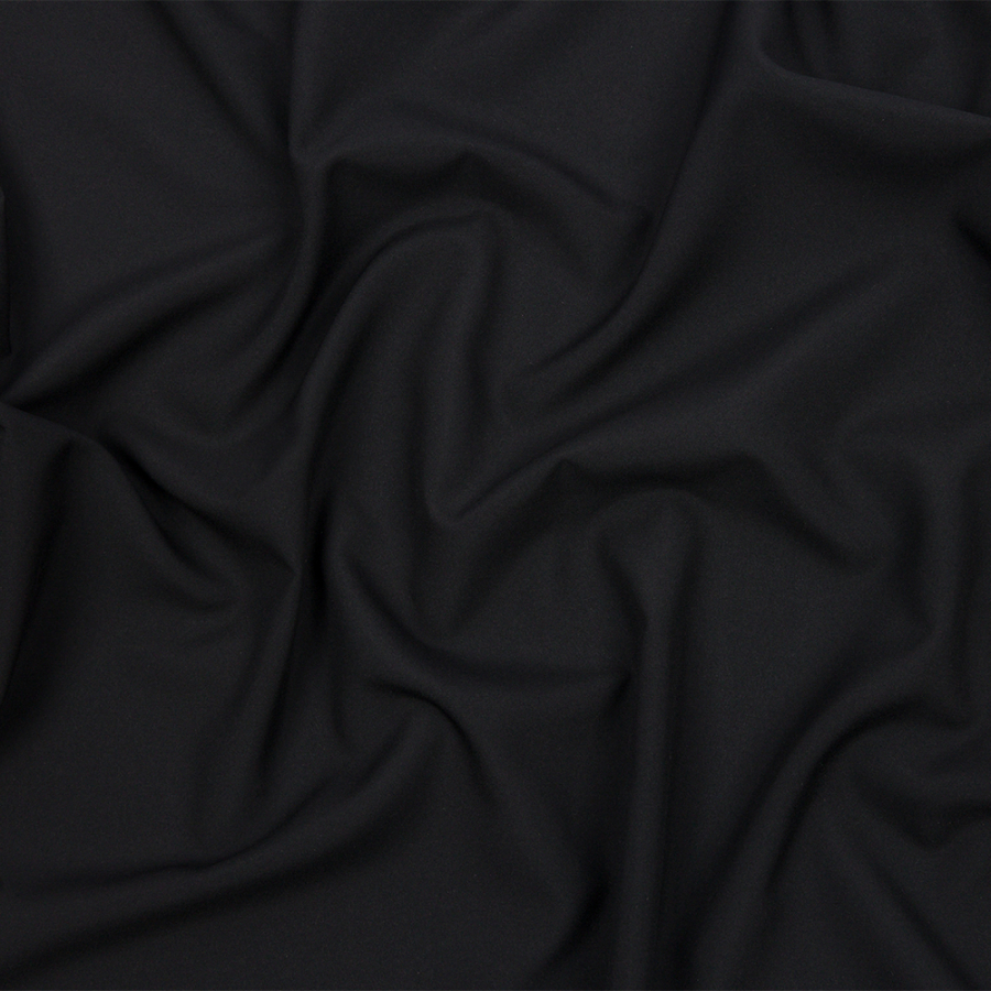Black Lightweight Matte Polyester Lining | Mood Fabrics