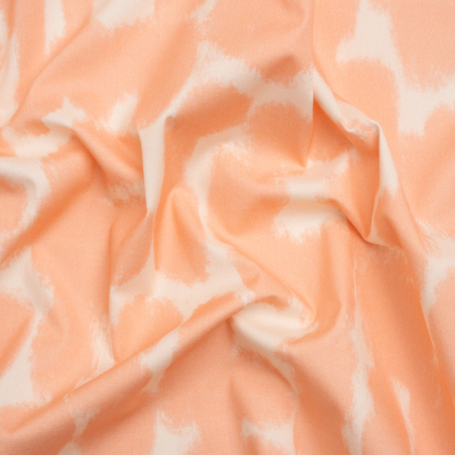 Mood Exclusive Peach Head in the Clouds Stretch Cotton Poplin | Mood Fabrics